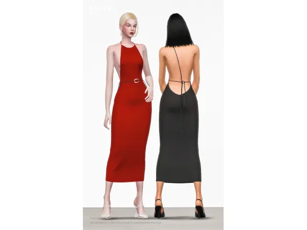 Alpha Fanci Club His Favorite Dress by charonlee - The Sims 4 Custom Content