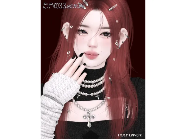 Alpha Holy Envoy by san33 - The Sims 4 Custom Content