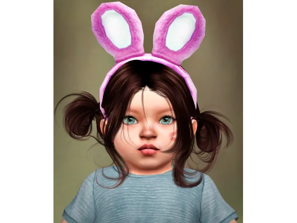 Mix Rabbit headband (Toddler Adult) Jennisims by Jennifer - The Sims 4 Custom Content