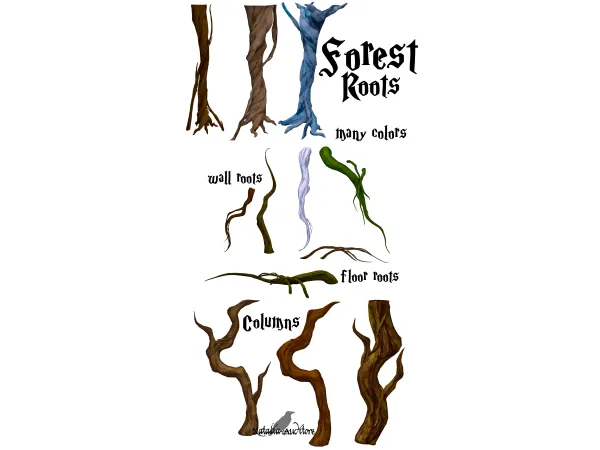 Maxis Match Forest Roots by natalia_auditore - The Sims 4 Custom Content