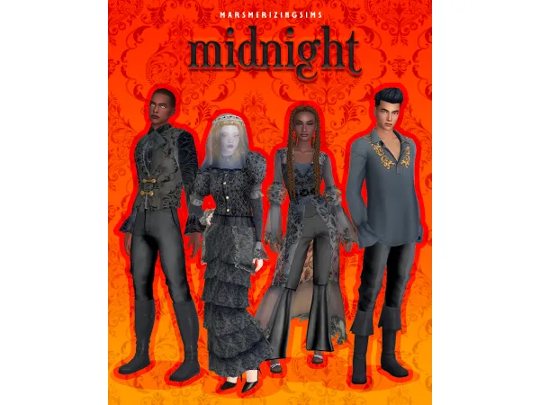 Maxis Match MIDNIGHT Set (Public March 16th) by marsmerizingsims - The Sims 4 Custom Content