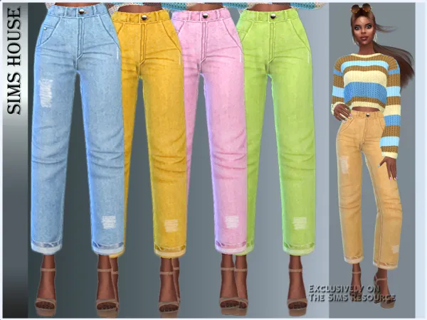 Alpha WOMEN JEANS - The Sims 4 Custom Content