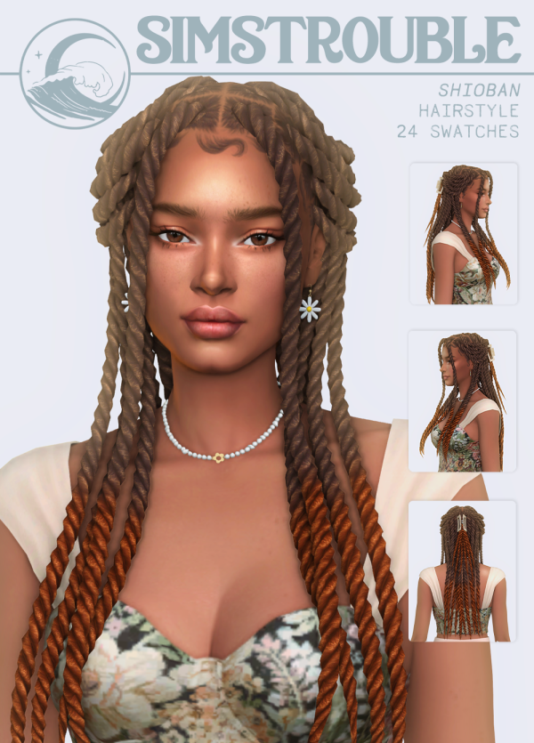 Mod The Sims - Maxis match Ulkrshn 60's hair + 4 custom