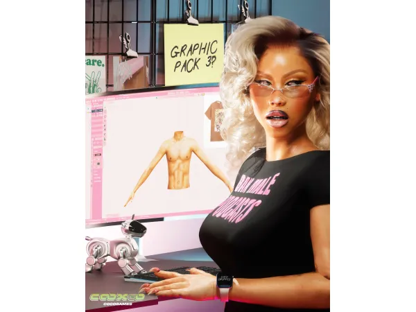 Alpha Elle Moodz ୭ - The Sims 4 Custom Content