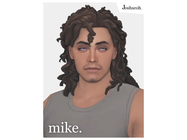 Maxis Match Mike Hair (Hair Commissions) by jo_se_oh - The Sims 4 Custom Content