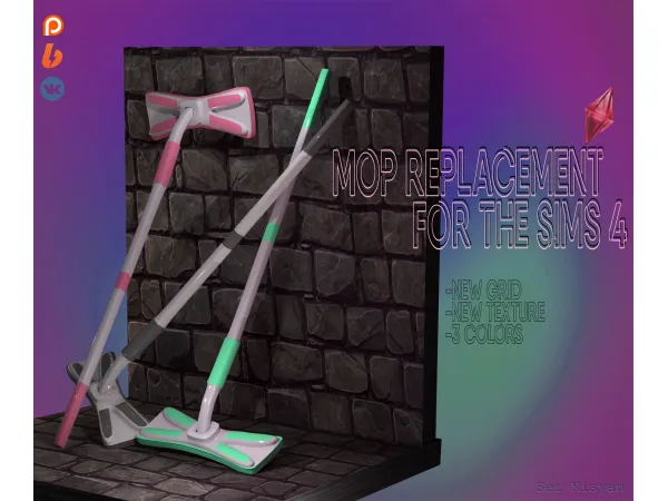 Mix Mop replacement for by Ser_Kisyan - The Sims 4 Custom Content