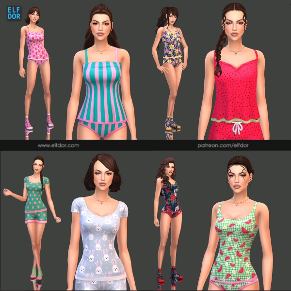 Maxis Match 024 March 3 Easter Set by elfdor - The Sims 4 Custom Content