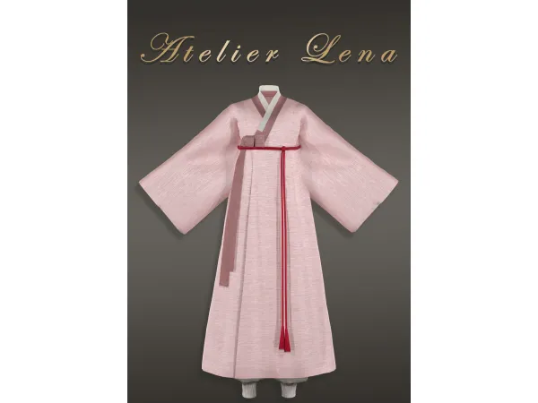Alpha [Atelier Lena] Female Dopo Hanbok by atelierlena - The Sims 4 Custom Content