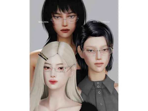 Alpha SIMS4 Glasses 2024 14 - The Sims 4 Custom Content