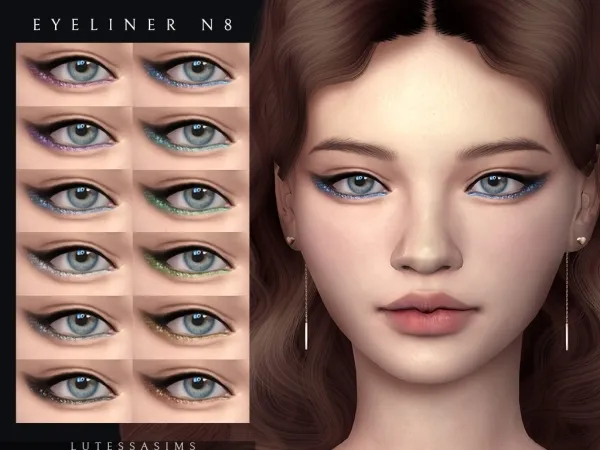 Alpha Eyeliner N8 - The Sims 4 Custom Content