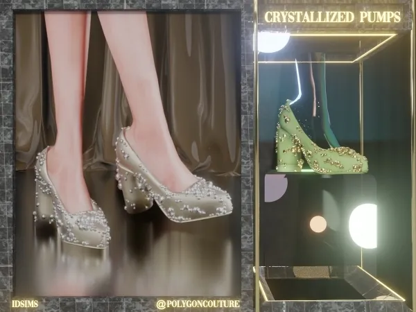 Alpha Crystallized Pumps - The Sims 4 Custom Content