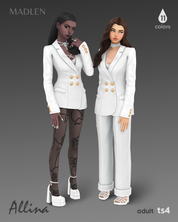 Maxis Match Allina Set by simsfinds - The Sims 4 Custom Content