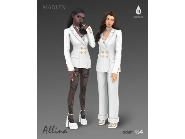 Maxis Match Allina Set by madlen - The Sims 4 Custom Content