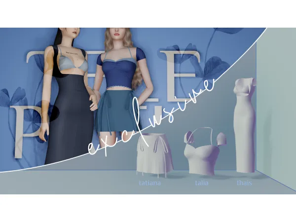 Alpha Exclusive Pieces (Telepatía) by Valentina - The Sims 4 Custom Content