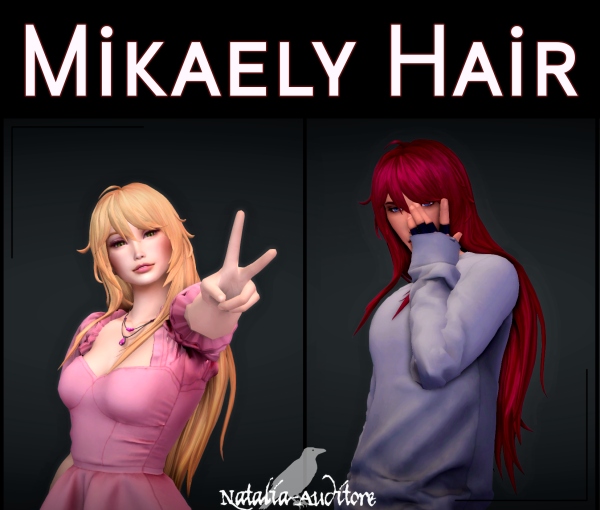 Maxis Match Mikaely hair by simsfinds - The Sims 4 Custom Content