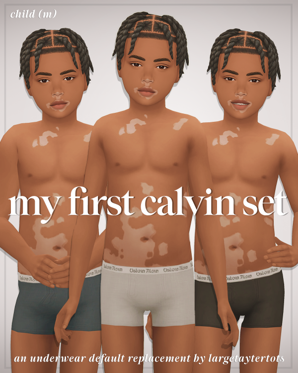 Maxis Match My First Calvin Set Default Underwear Replacement by simsfinds - The Sims 4 Custom Content