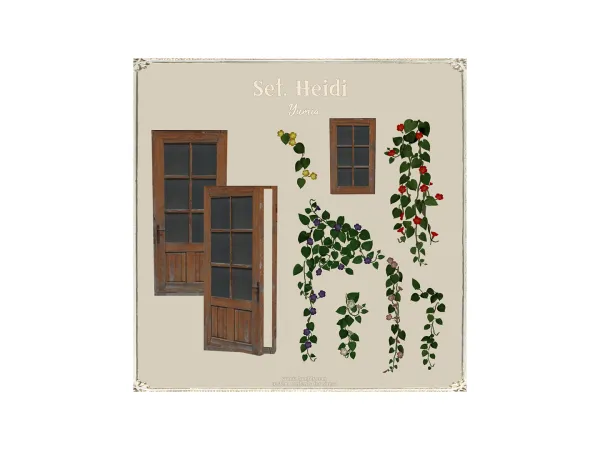 Alpha Set Heidi - The Sims 4 Custom Content