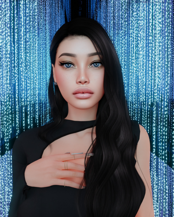 Alpha Female genetics and makeup set by simsfinds - The Sims 4 Custom Content