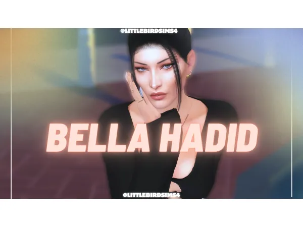 Alpha Bella Hadid by Miroslava K - The Sims 4 Custom Content