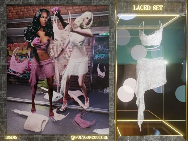 Mix Laced Set - The Sims 4 Custom Content