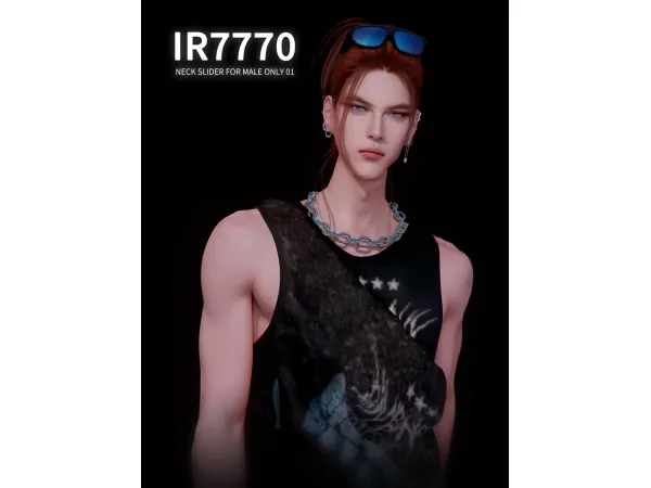Mix ir7770_NeckSliderForMaleOnly01 by Ir_7770 - The Sims 4 Custom Content