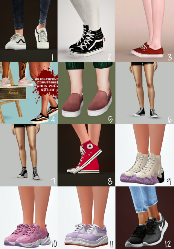 WanderingSims Fave Female Shoes List by simsfinds - The Sims 3 Custom Content