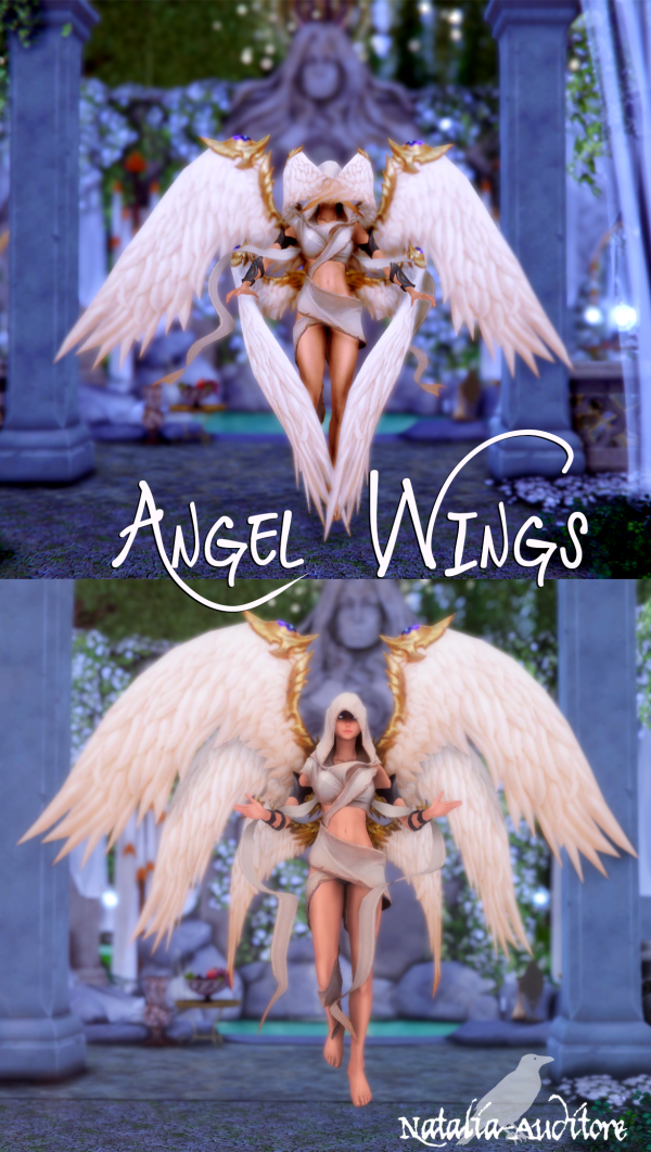 Mix Angel wings by simsfinds - The Sims 4 Custom Content