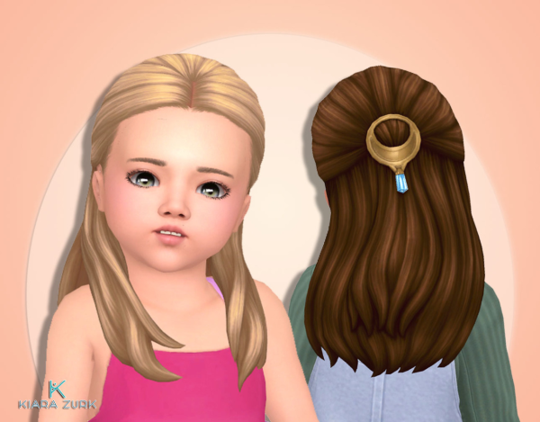 Maxis Match Half Up Pin for Toddlers by simsfinds - The Sims 4 Custom Content