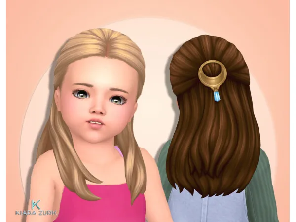 Maxis Match Half Up Pin for Toddlers - The Sims 4 Custom Content