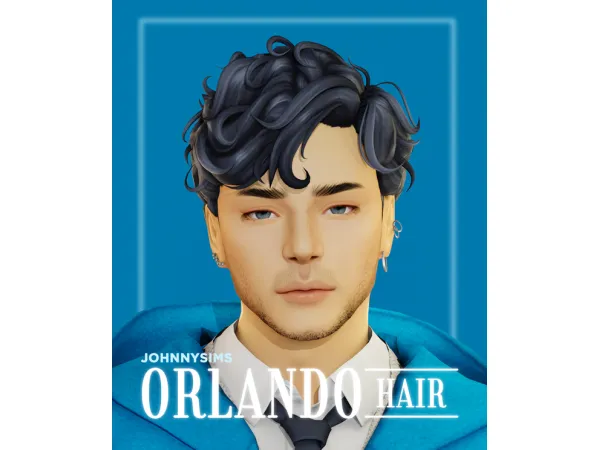 Maxis Match Orlando Hair by johnnysims - The Sims 4 Custom Content