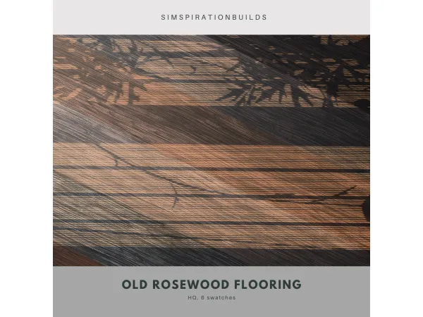 Old Rosewood Flooring by simspirationbuilds