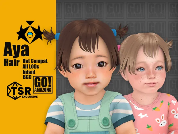 Maxis Match AYA - The Sims 4 Custom Content