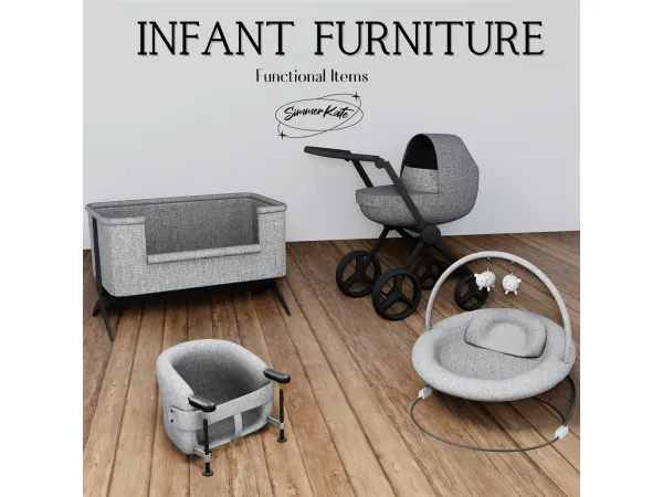 Alpha Infant Furniture - The Sims 4 Custom Content