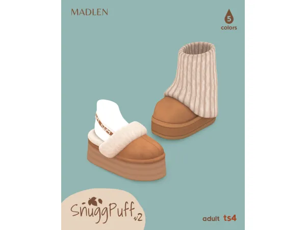 Maxis Match Snugg Puff v2 by madlen - The Sims 4 Custom Content