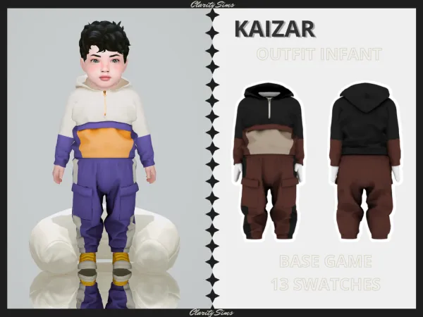 Alpha Kaizar Outfit Infant - The Sims 4 Custom Content
