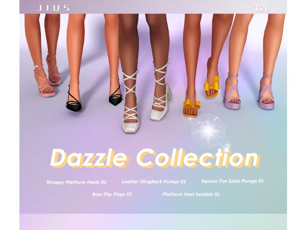 Mix Download Dazzle Collection 01 by jiussims - The Sims 4 Custom Content