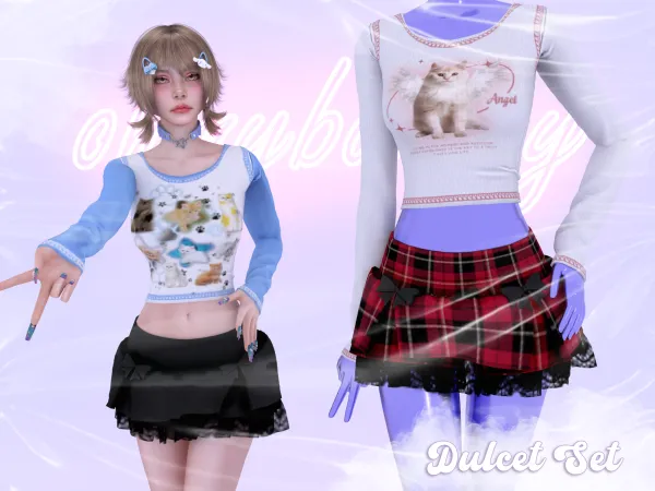 Alpha DULCET SET - The Sims 4 Custom Content