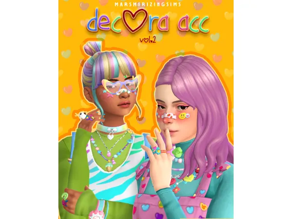 DECORA Accessories vol.2 by marsmerizingsims updated