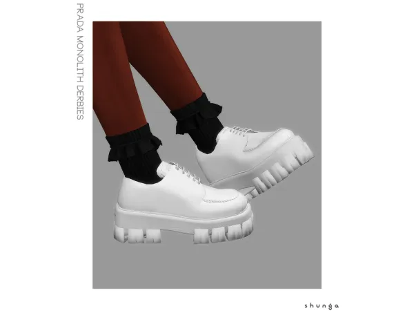 Alpha P Monolith Derbies by shunga - The Sims 4 Custom Content