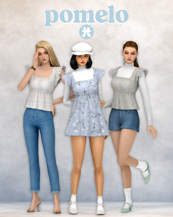 Maxis Match Pomelo (6 items) by simsfinds - The Sims 4 Custom Content