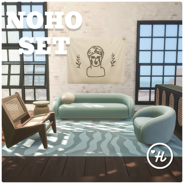 Maxis Match NOHO SET by simsfinds - The Sims 4 Custom Content