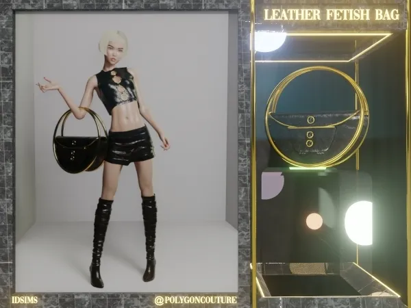 Mix Leather Fetish Bag - The Sims 4 Custom Content