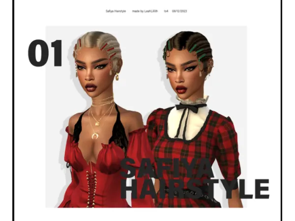 Safiya Hairstyle + Accessories by leahlillith