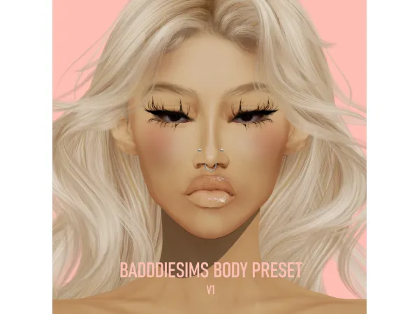 Alpha BODY PRESET V1 by BadddieSims - The Sims 4 Custom Content