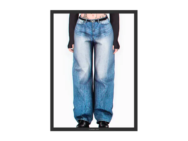 Alpha Mago Denim Pants - The Sims 4 Custom Content