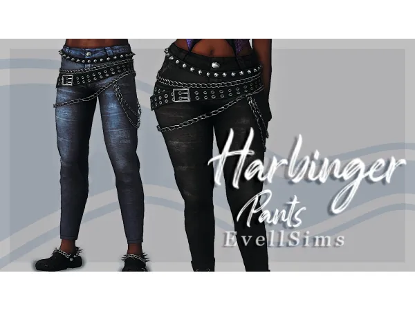 Alpha Harbinger Pants by evellsims - The Sims 4 Custom Content
