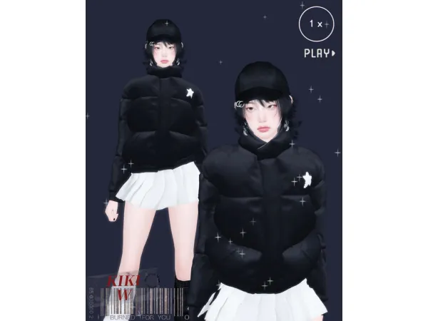 Alpha [KIKIW]Warm winter suit - The Sims 4 Custom Content