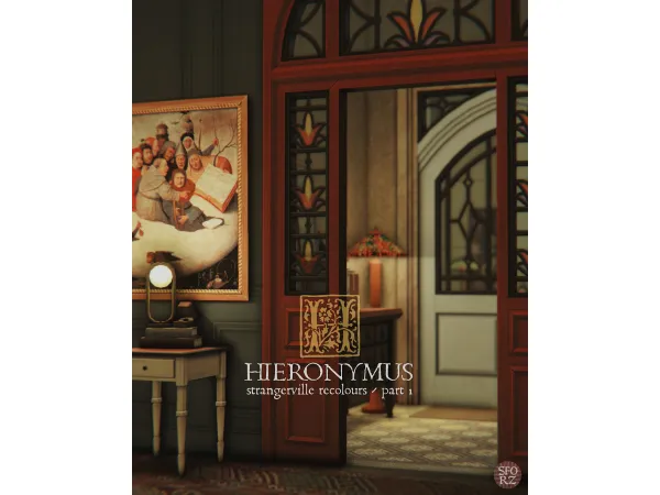 Mix hieronymus strangerville recolours by sforz PART I DOORS - The Sims 4 Custom Content