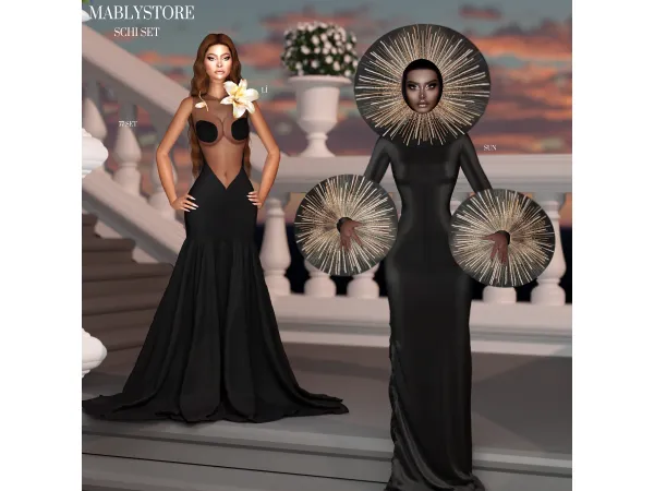 Alpha SCHI SET by Mably - The Sims 4 Custom Content