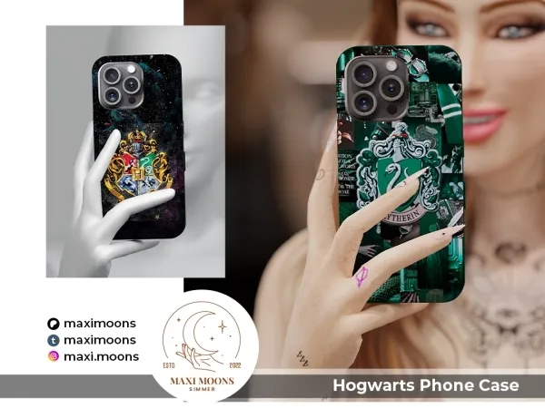 Alpha Hogwarts Phone Case - The Sims 4 Custom Content